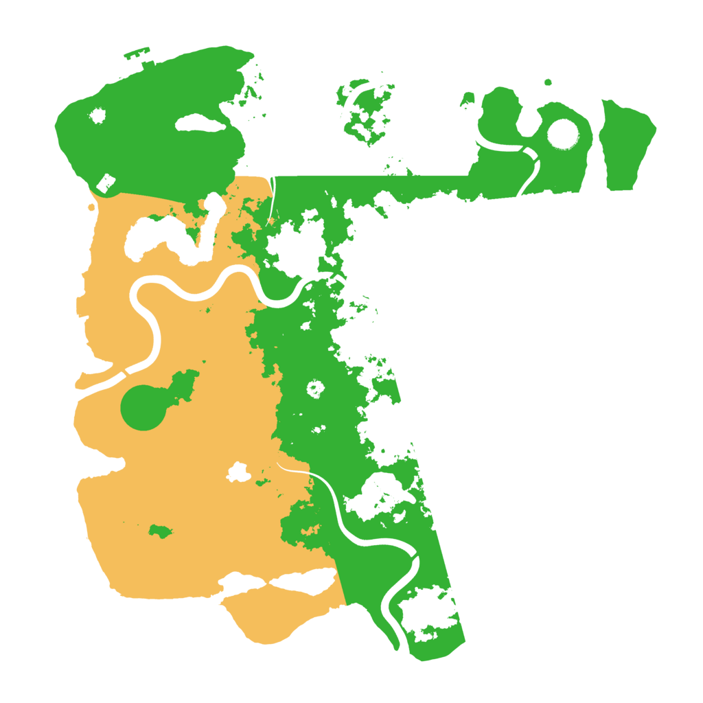 Biome Rust Map: Procedural Map, Size: 4050, Seed: 1834003795