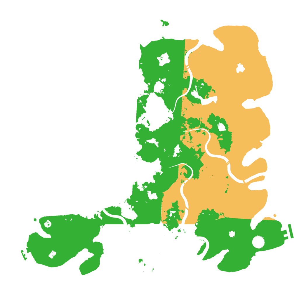 Biome Rust Map: Procedural Map, Size: 4250, Seed: 1293366031
