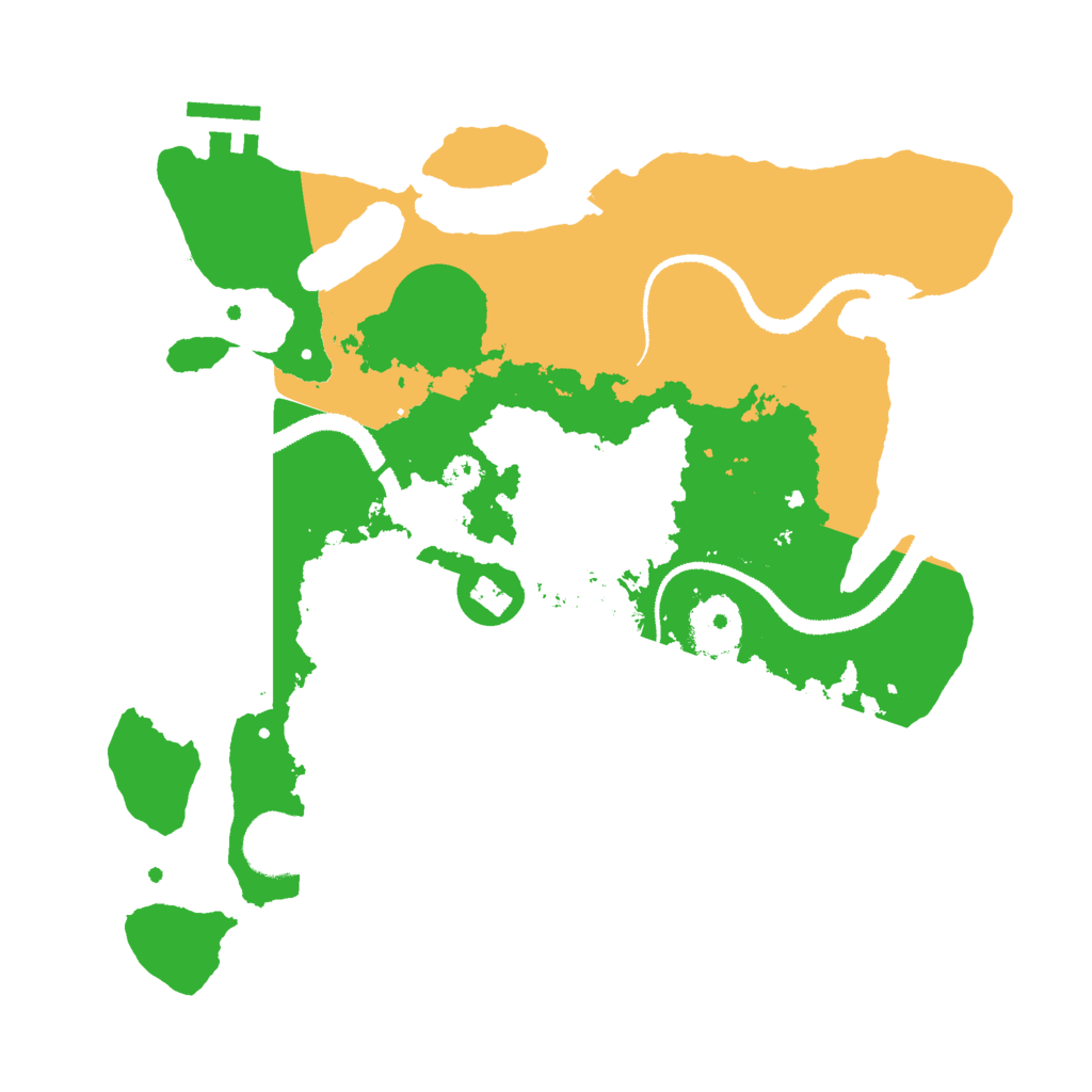 Biome Rust Map: Procedural Map, Size: 3000, Seed: 7469385