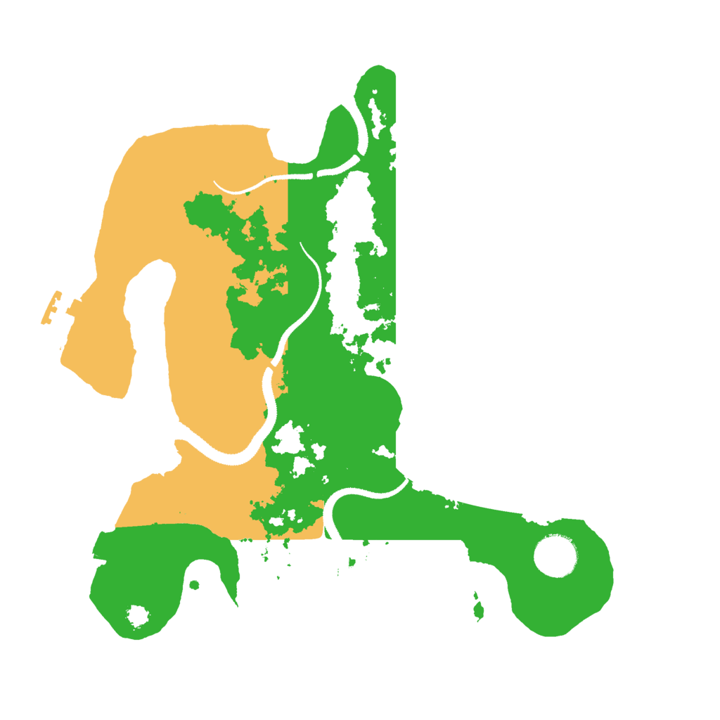 Biome Rust Map: Procedural Map, Size: 3000, Seed: 32669