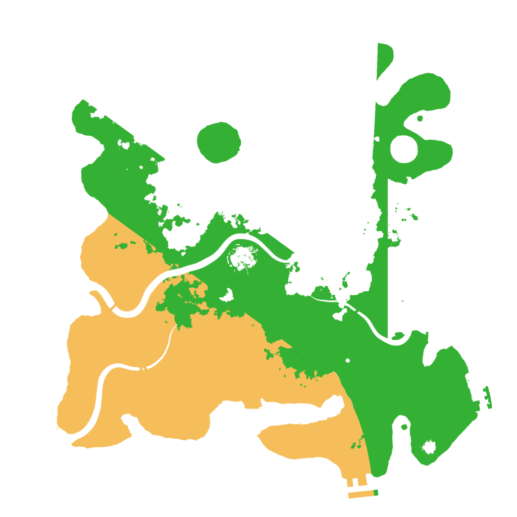 Biome Rust Map: Procedural Map, Size: 3500, Seed: 1947608861