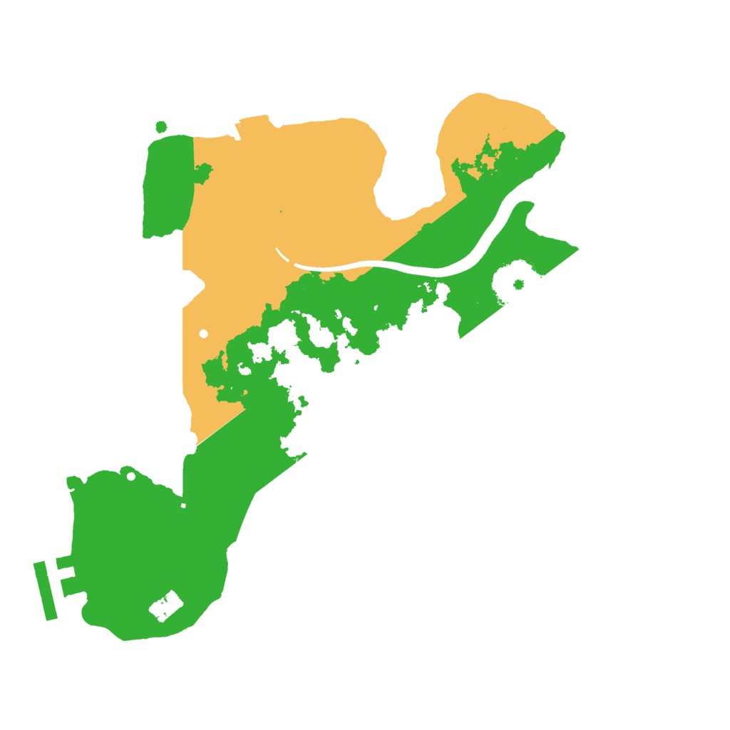 Biome Rust Map: Procedural Map, Size: 2500, Seed: 473675298