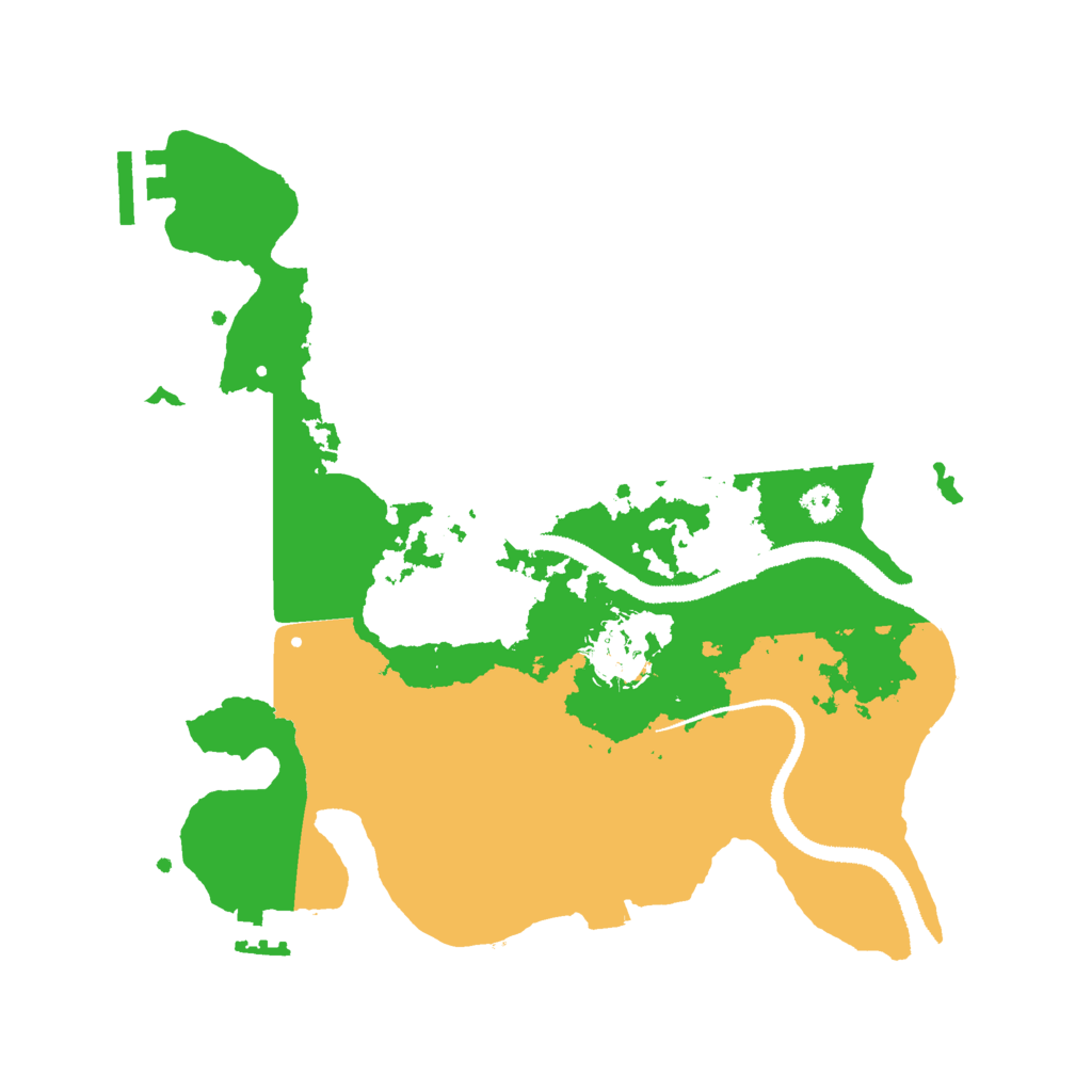 Biome Rust Map: Procedural Map, Size: 3000, Seed: 61177080
