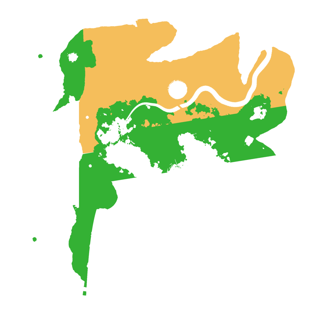 Biome Rust Map: Procedural Map, Size: 3000, Seed: 888647959