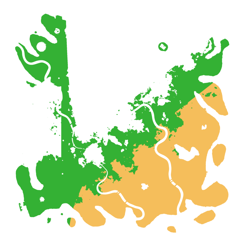 Biome Rust Map: Procedural Map, Size: 4500, Seed: 1182582445