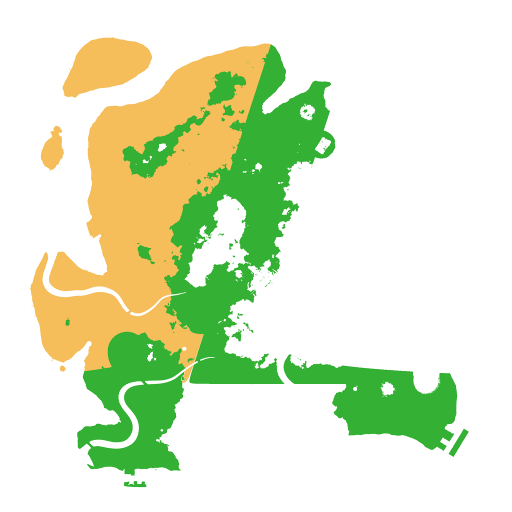 Biome Rust Map: Procedural Map, Size: 3500, Seed: 1466768347
