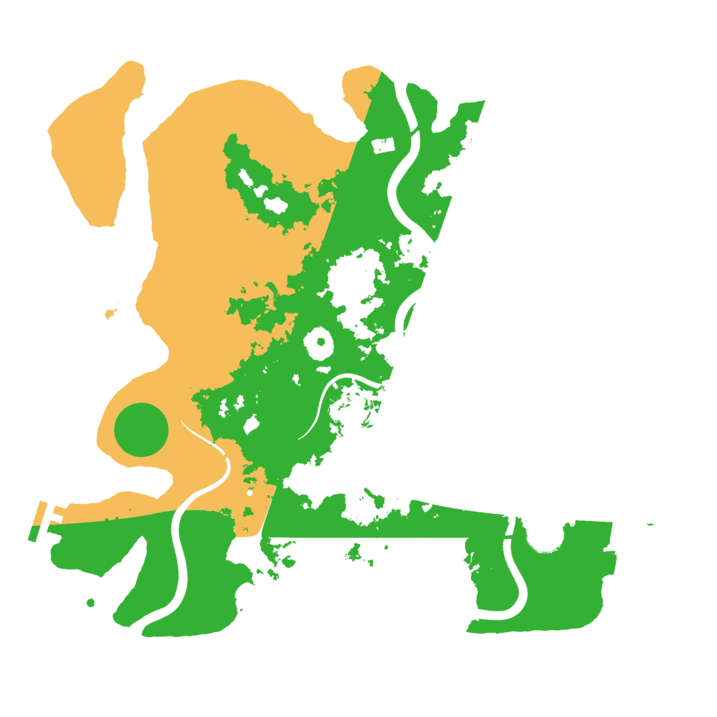 Biome Rust Map: Procedural Map, Size: 3500, Seed: 1067617402