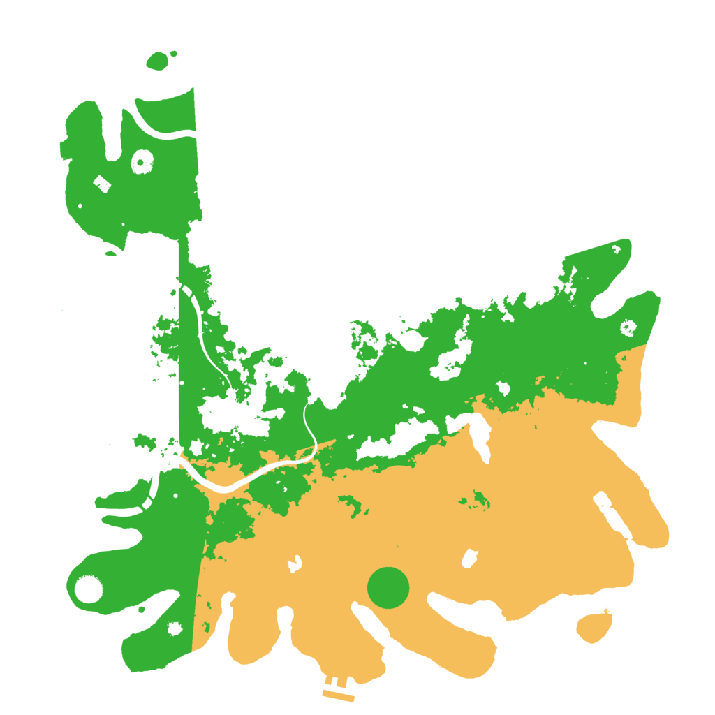 Biome Rust Map: Procedural Map, Size: 4500, Seed: 289202593