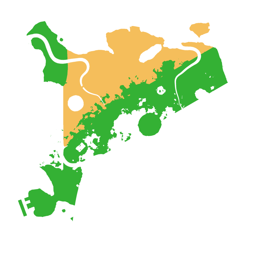 Biome Rust Map: Procedural Map, Size: 3000, Seed: 1838790386