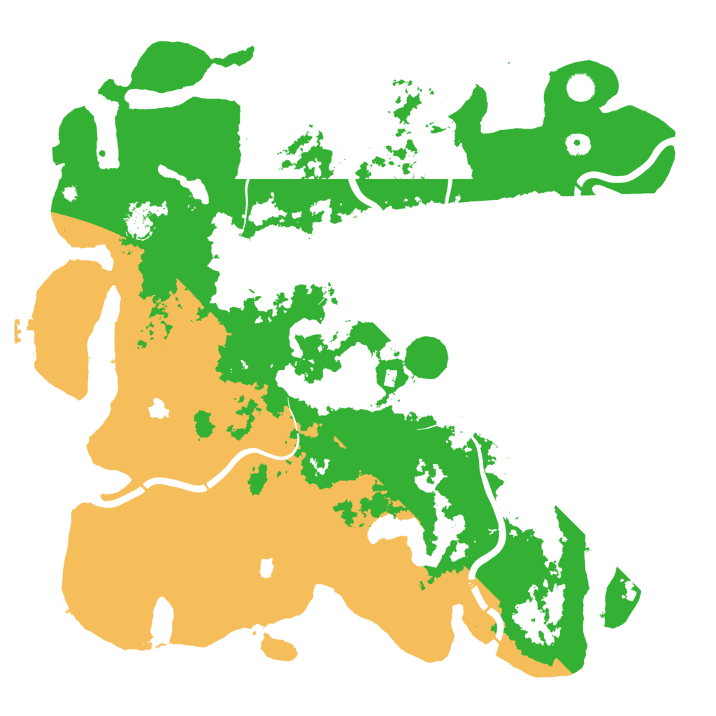 Biome Rust Map: Procedural Map, Size: 4500, Seed: 874492956