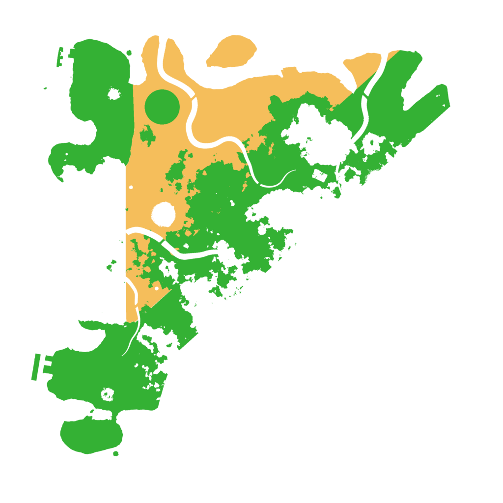 Biome Rust Map: Procedural Map, Size: 3800, Seed: 835459