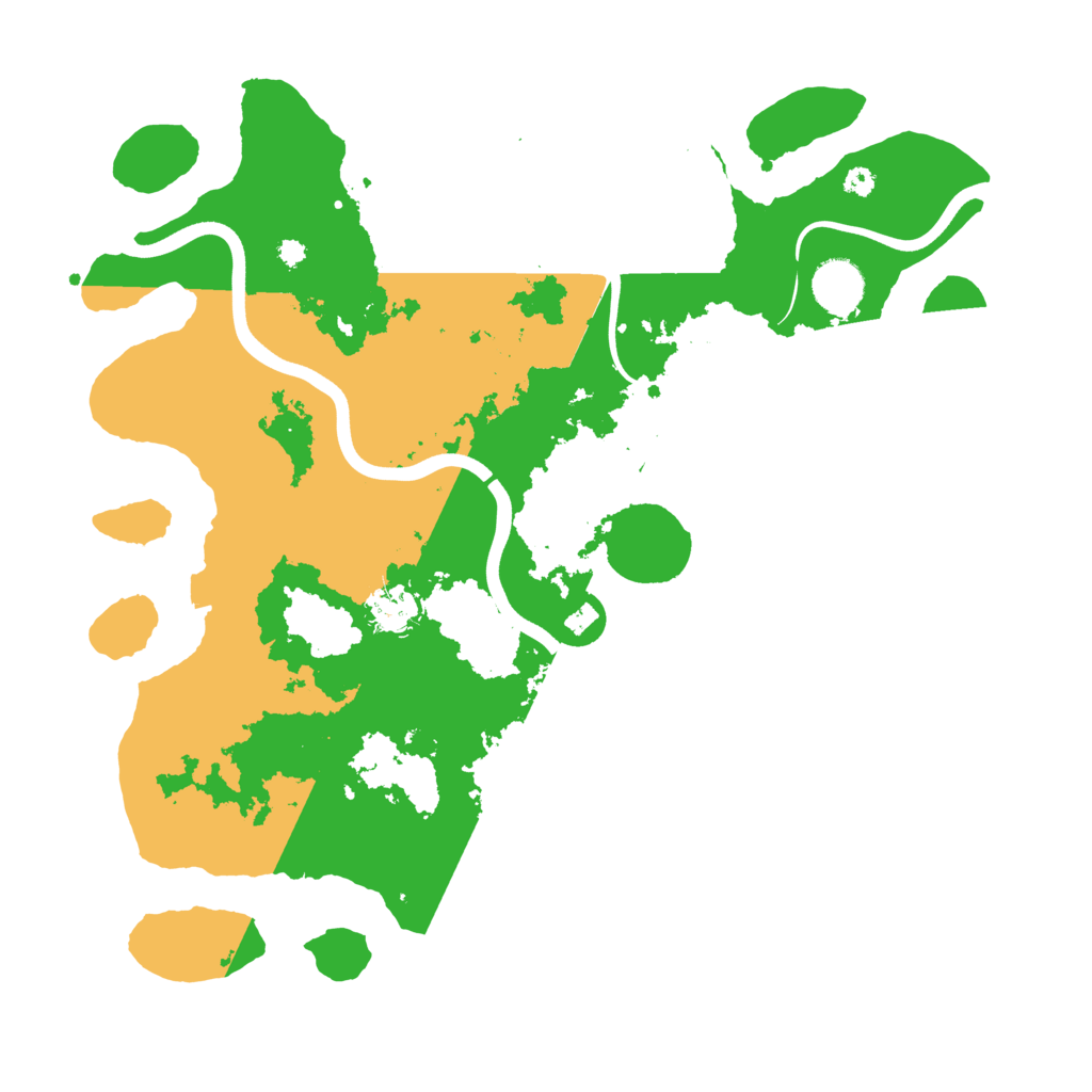 Biome Rust Map: Procedural Map, Size: 3700, Seed: 35052655