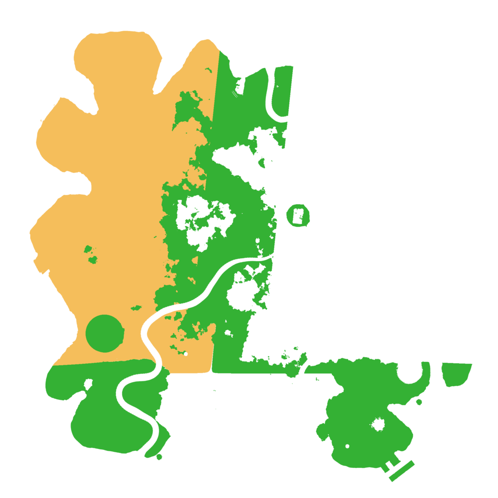 Biome Rust Map: Procedural Map, Size: 3500, Seed: 859290398
