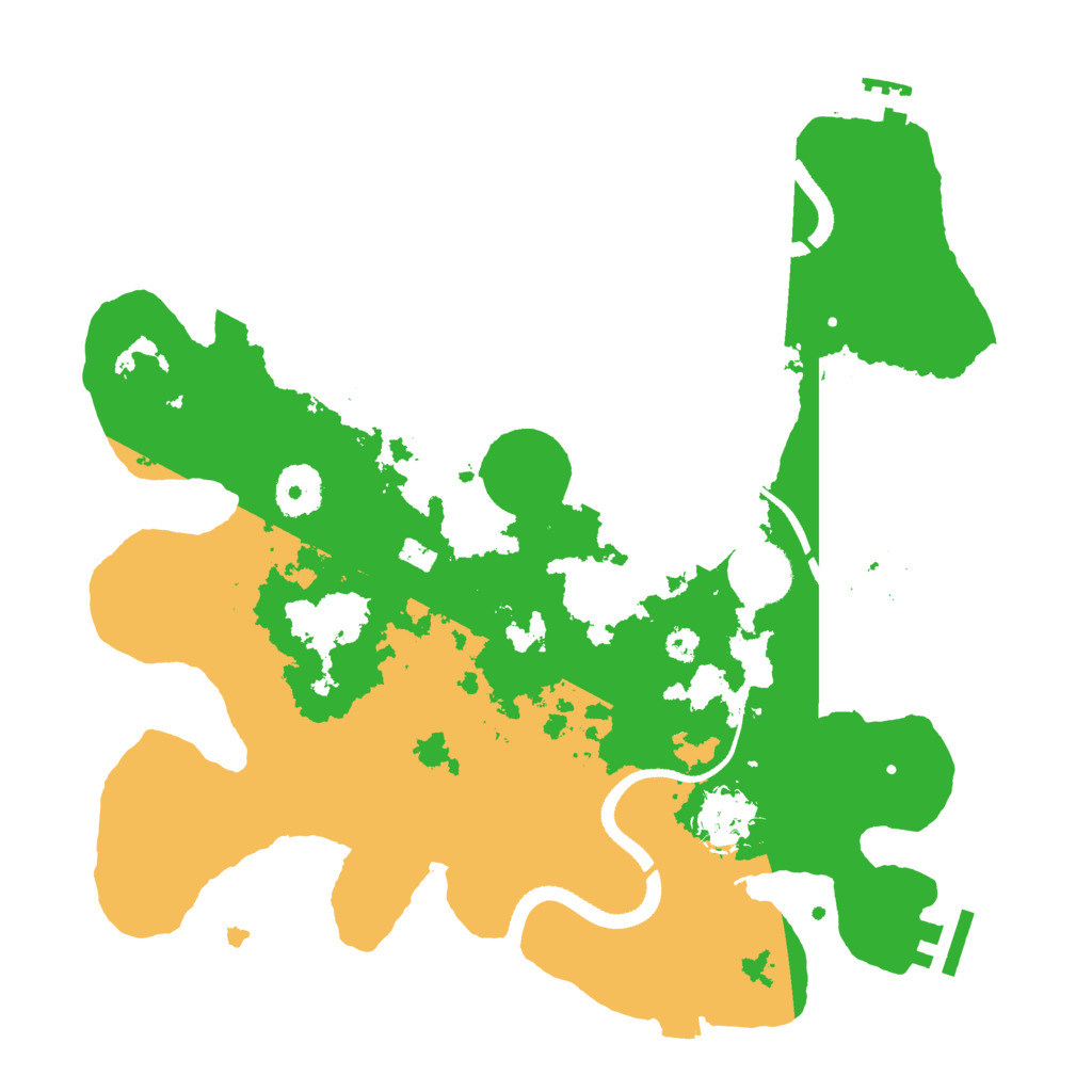 Biome Rust Map: Procedural Map, Size: 3300, Seed: 1787899045