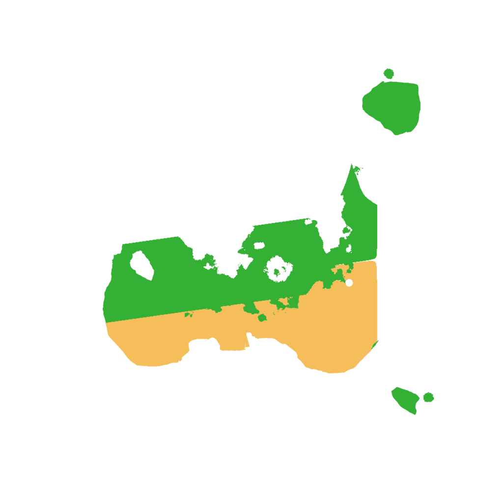 Biome Rust Map: Procedural Map, Size: 2000, Seed: 16338