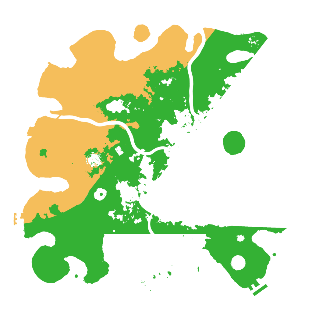 Biome Rust Map: Procedural Map, Size: 3850, Seed: 57415255