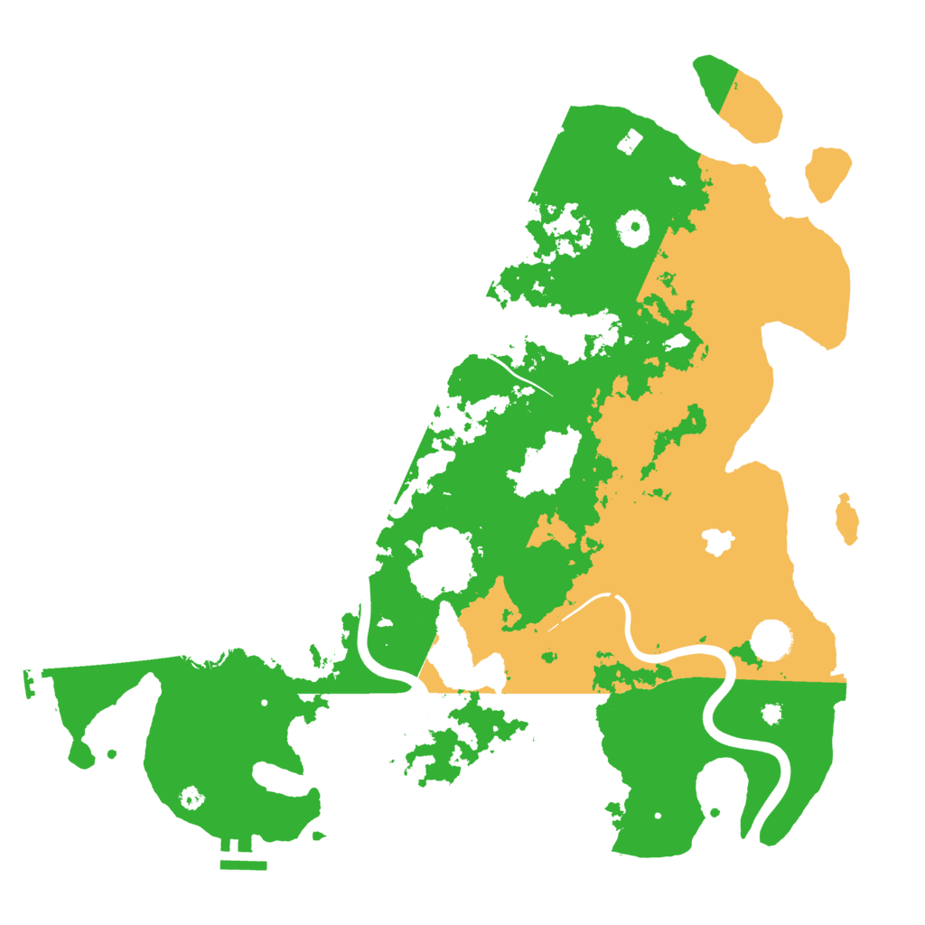 Biome Rust Map: Procedural Map, Size: 4000, Seed: 4993000