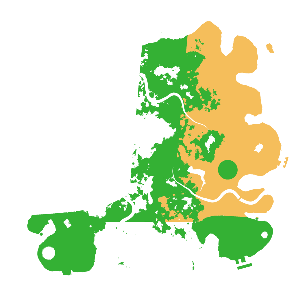 Biome Rust Map: Procedural Map, Size: 4000, Seed: 1759408737