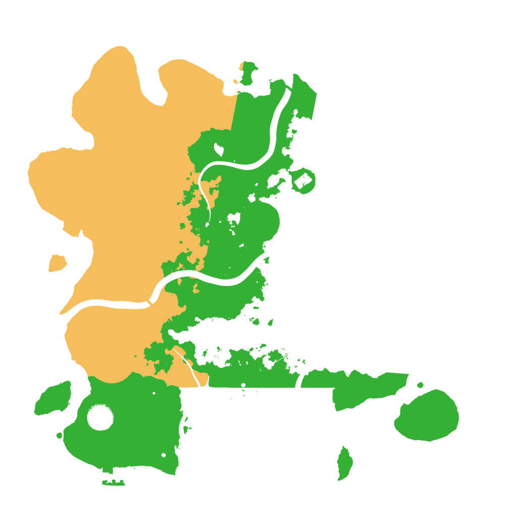 Biome Rust Map: Procedural Map, Size: 3500, Seed: 7812449