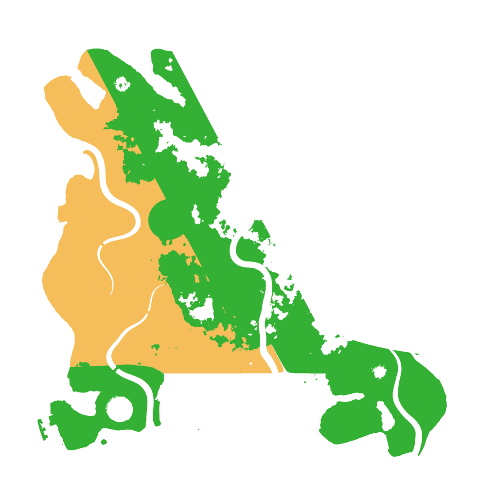 Biome Rust Map: Procedural Map, Size: 3500, Seed: 1757584099