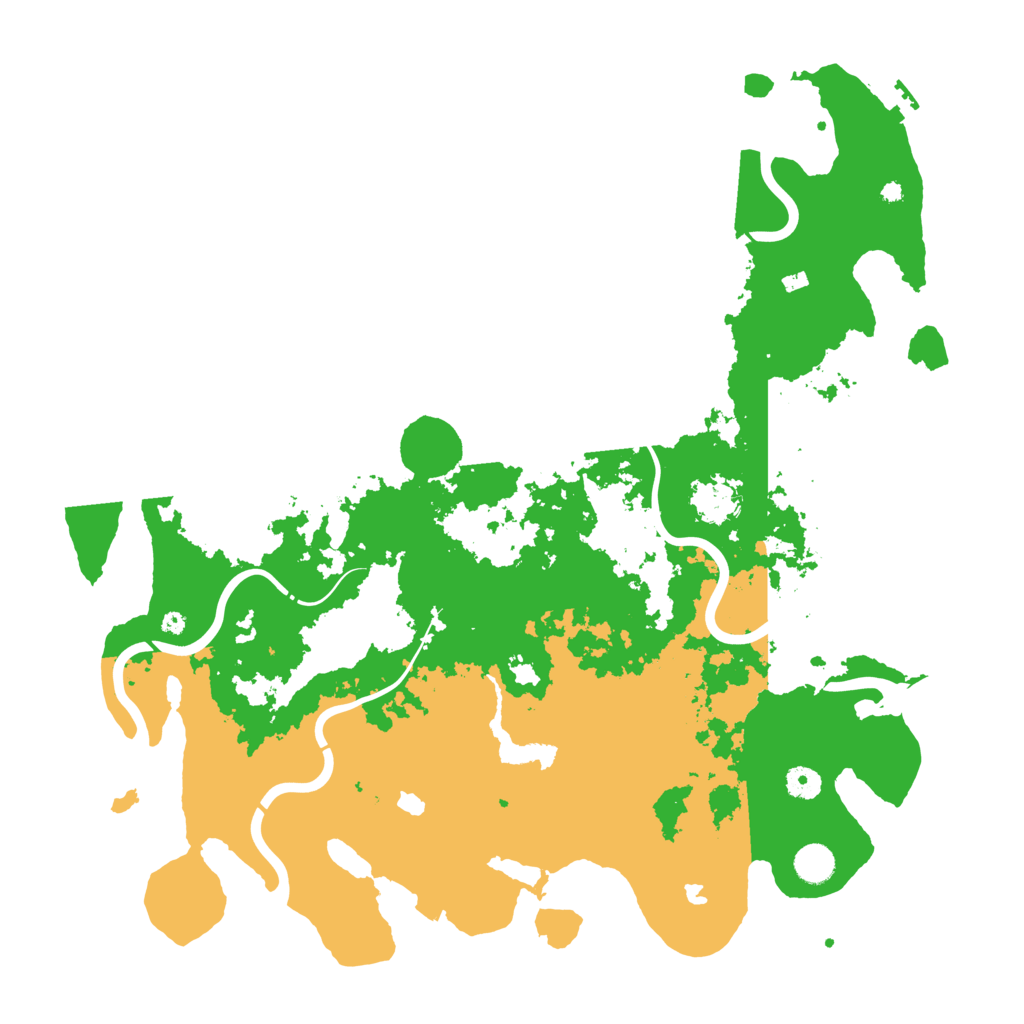 Biome Rust Map: Procedural Map, Size: 4500, Seed: 1189691670