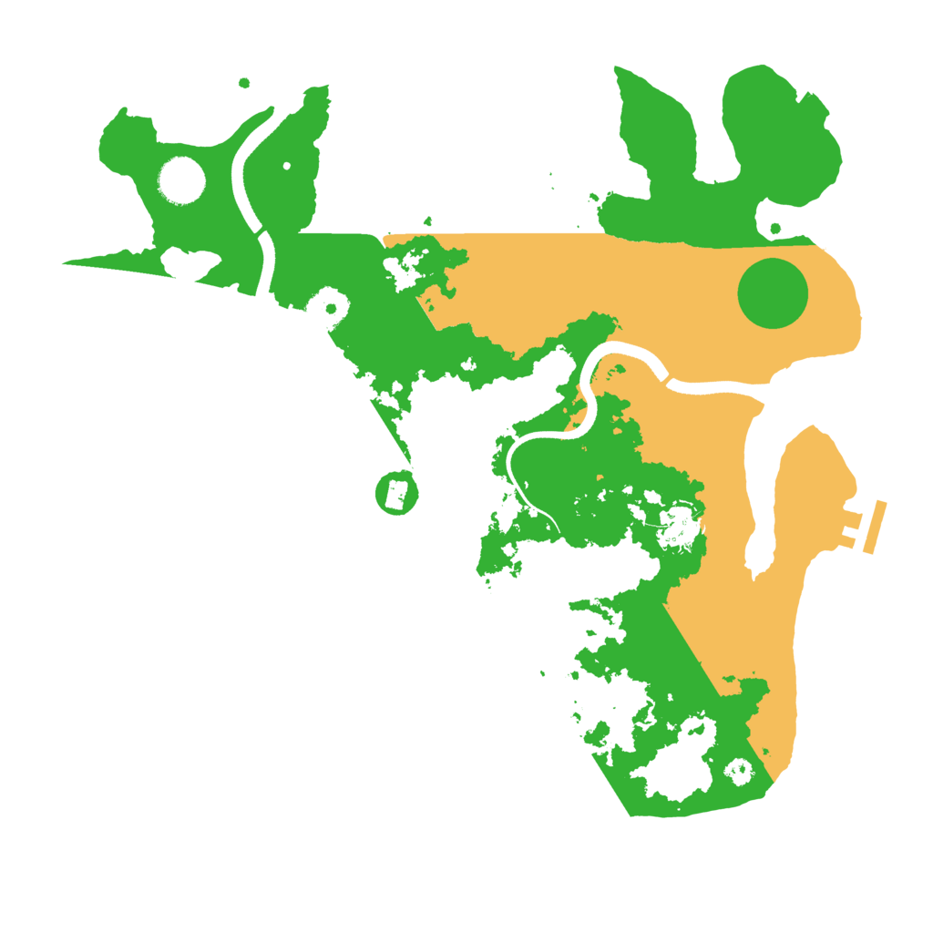 Biome Rust Map: Procedural Map, Size: 3500, Seed: 752913269