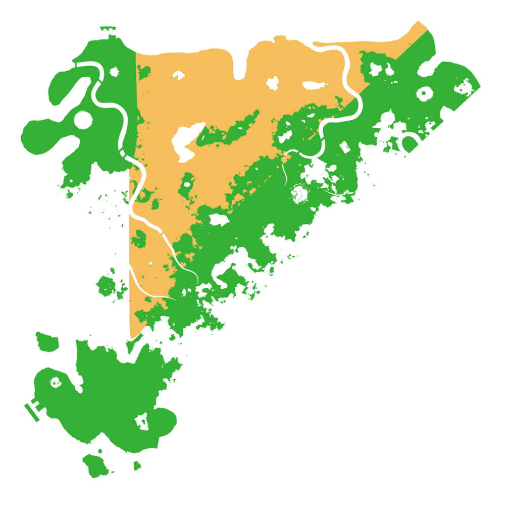 Biome Rust Map: Procedural Map, Size: 5000, Seed: 1384857983