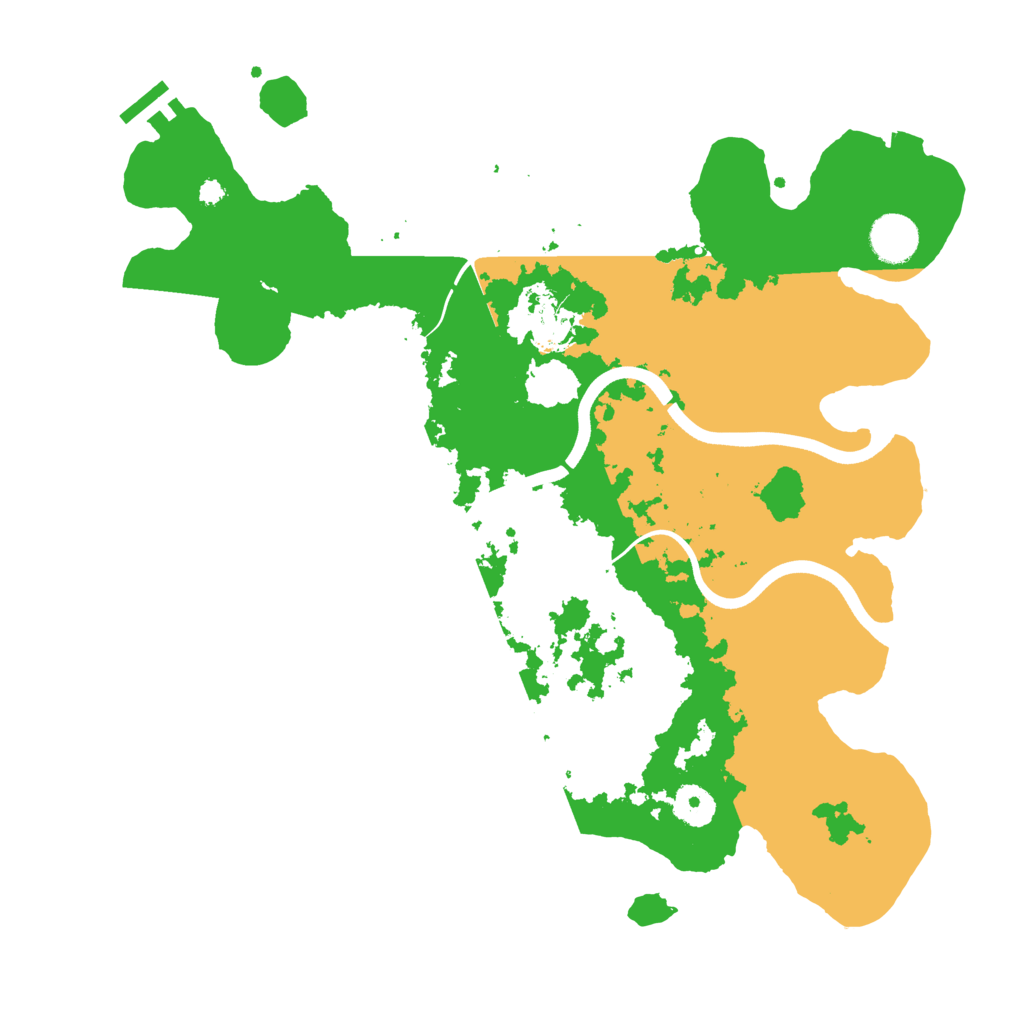Biome Rust Map: Procedural Map, Size: 3700, Seed: 1081801148