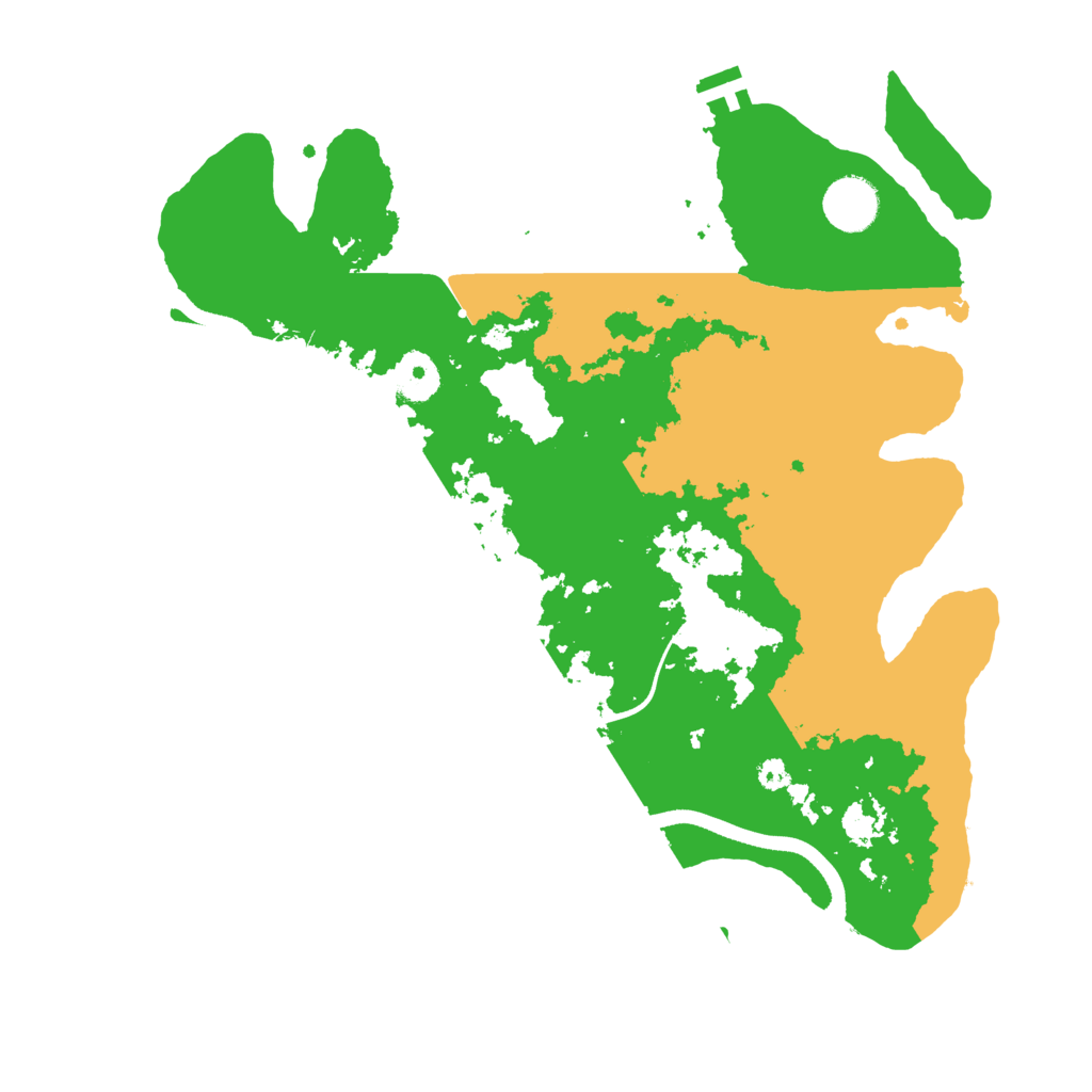 Biome Rust Map: Procedural Map, Size: 3500, Seed: 882703697