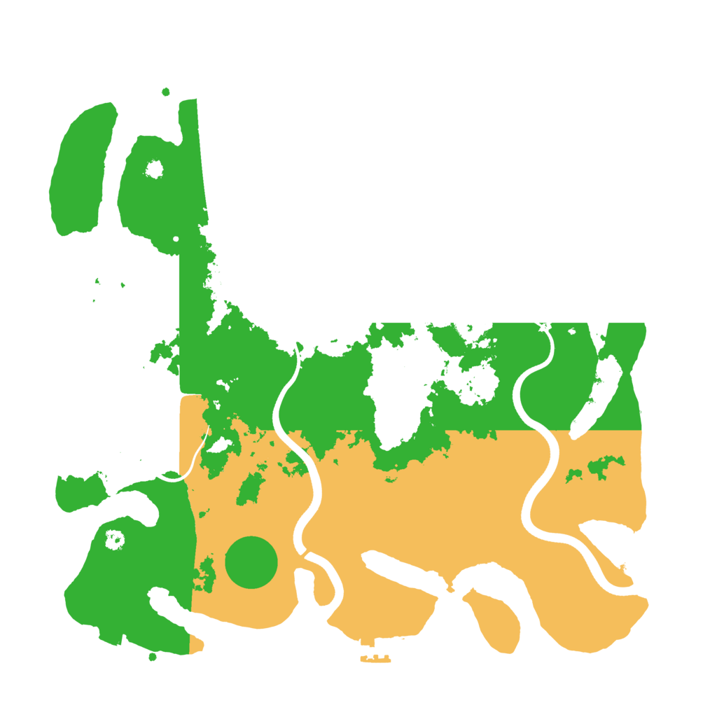 Biome Rust Map: Procedural Map, Size: 3600, Seed: 969456848