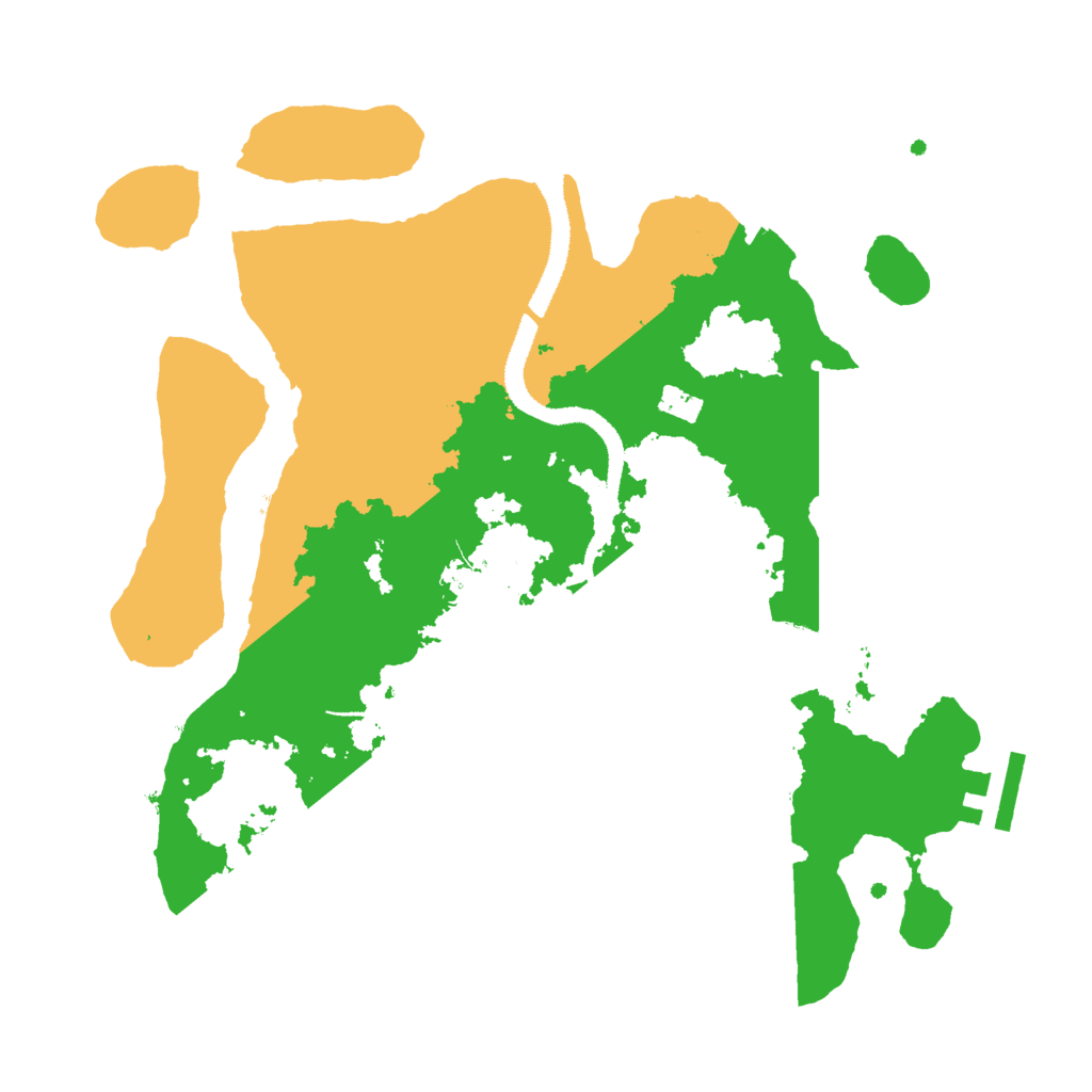 Biome Rust Map: Procedural Map, Size: 2800, Seed: 1567784522
