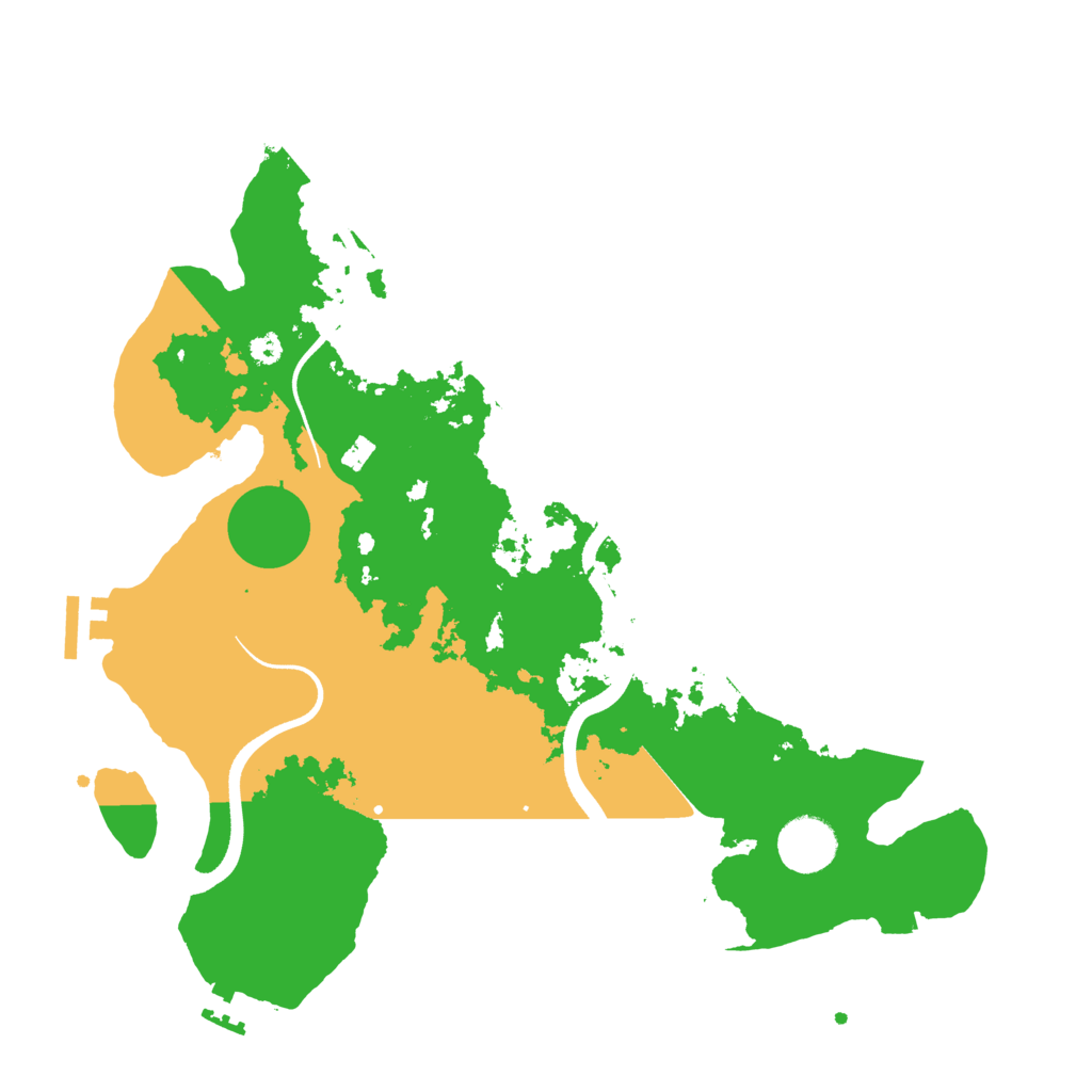 Biome Rust Map: Procedural Map, Size: 3500, Seed: 413131640