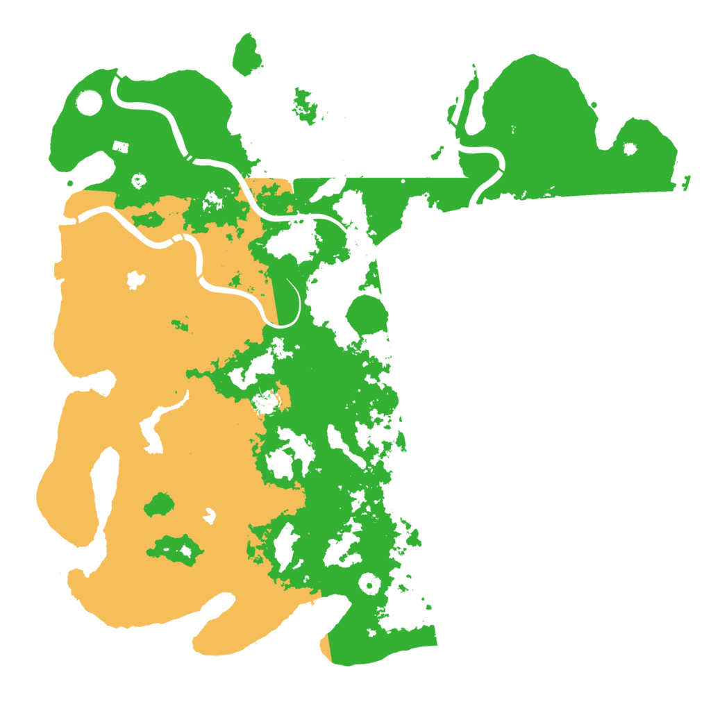 Biome Rust Map: Procedural Map, Size: 4900, Seed: 58472913