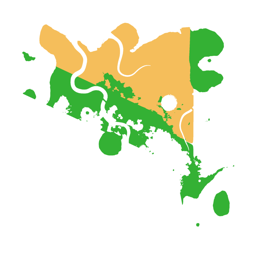 Biome Rust Map: Procedural Map, Size: 3000, Seed: 1044681669