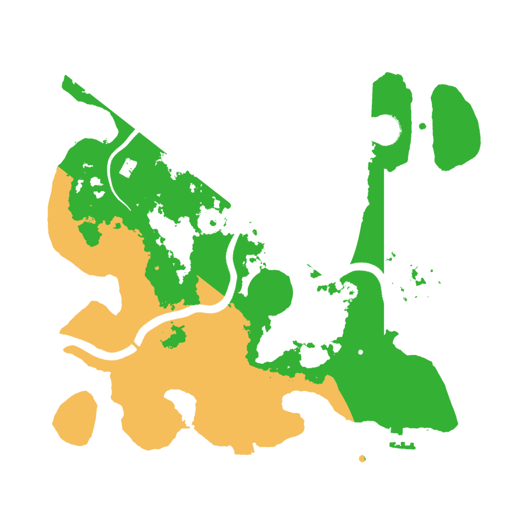 Biome Rust Map: Procedural Map, Size: 3000, Seed: 1334243989