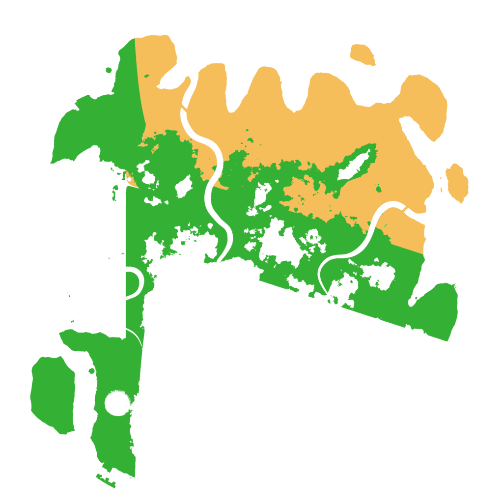 Biome Rust Map: Procedural Map, Size: 3500, Seed: 617885202