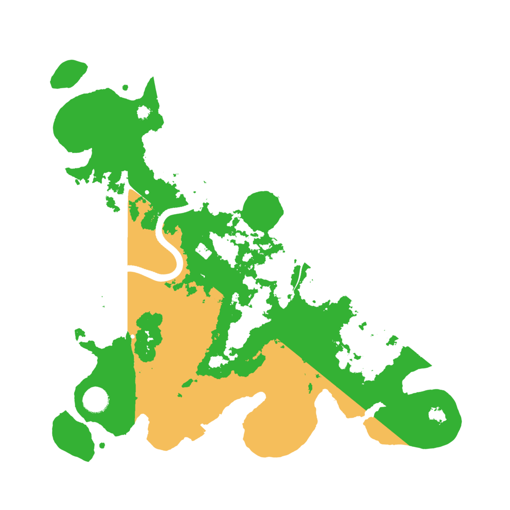 Biome Rust Map: Procedural Map, Size: 3500, Seed: 635667938