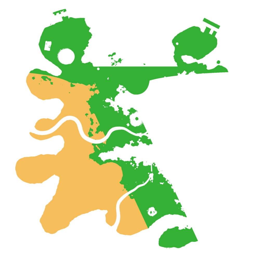 Biome Rust Map: Procedural Map, Size: 3000, Seed: 1100000