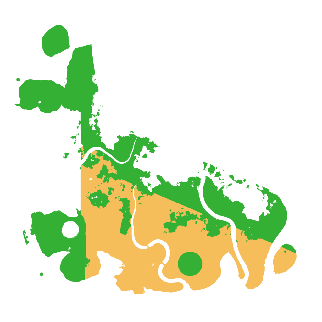 Biome Rust Map: Procedural Map, Size: 3500, Seed: 260534662