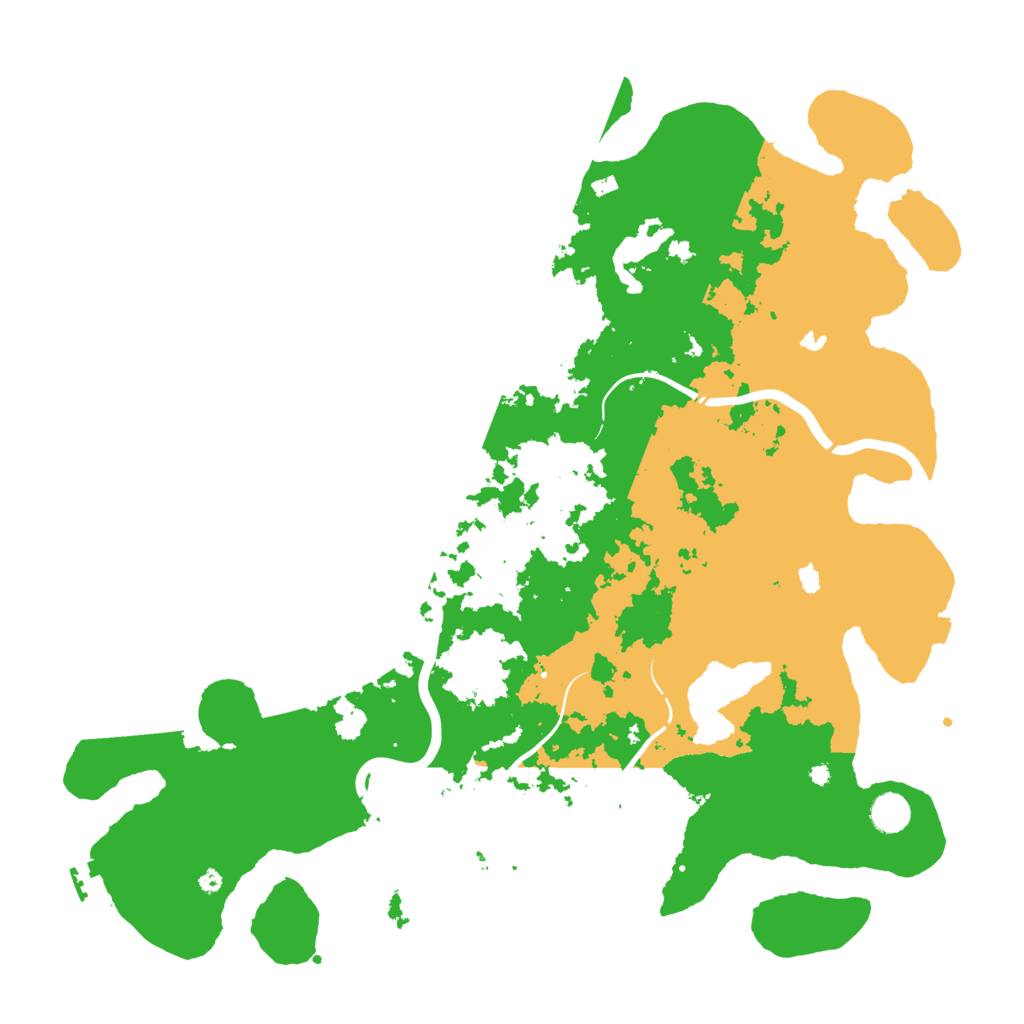 Biome Rust Map: Procedural Map, Size: 4500, Seed: 429342799