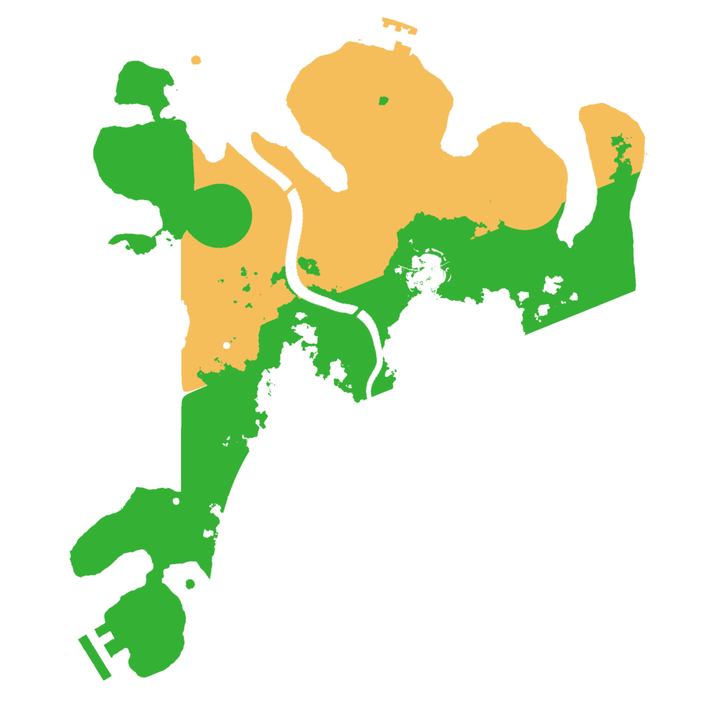 Biome Rust Map: Procedural Map, Size: 3000, Seed: 1200000