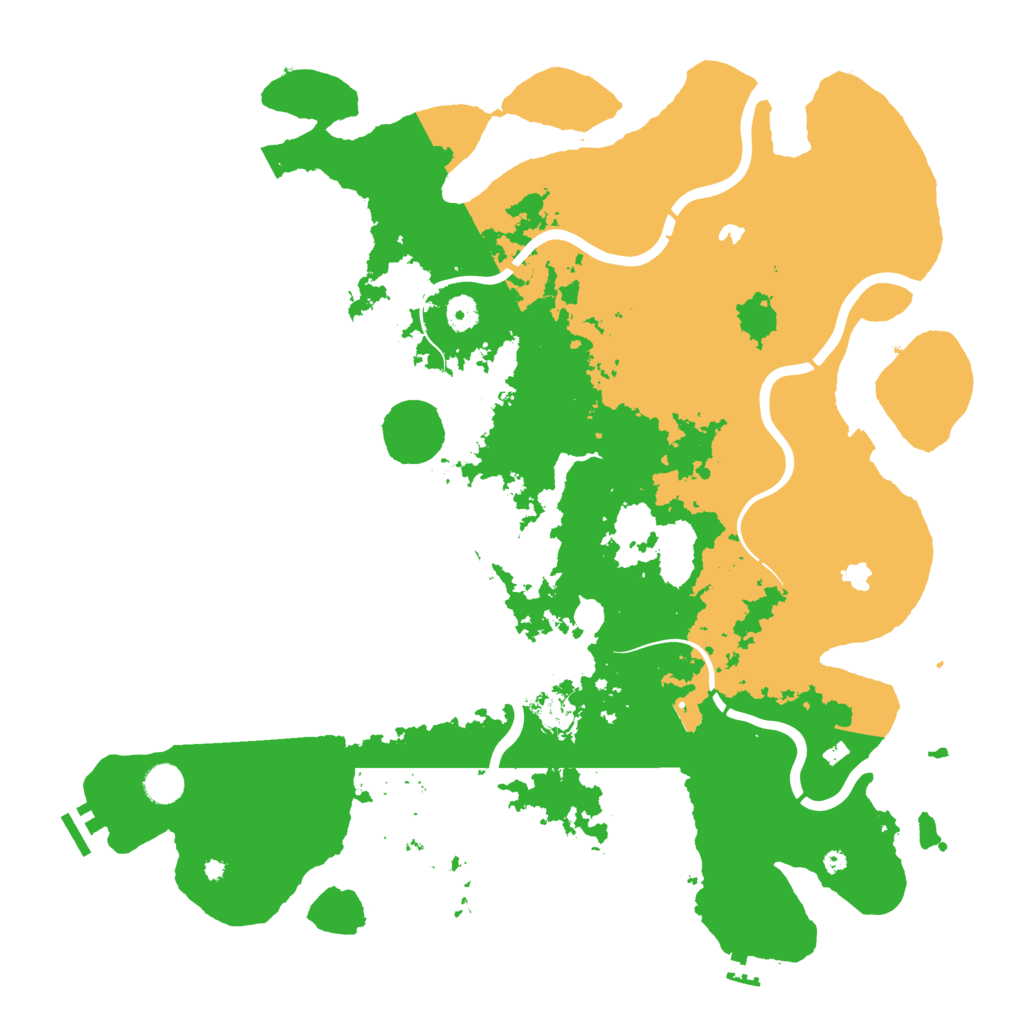 Biome Rust Map: Procedural Map, Size: 4500, Seed: 69738