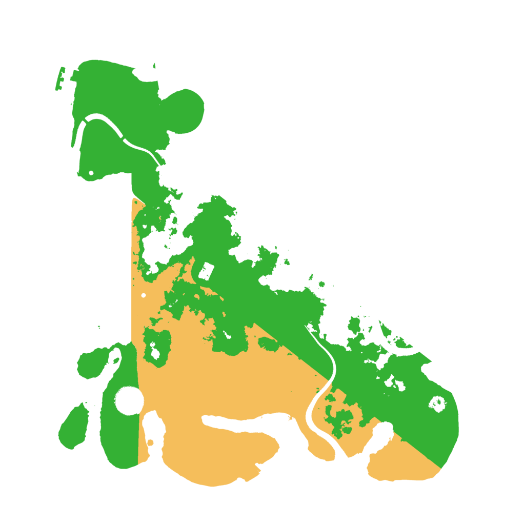 Biome Rust Map: Procedural Map, Size: 3300, Seed: 2099289534