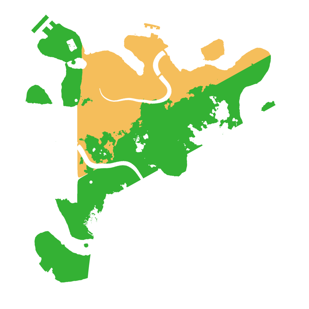Biome Rust Map: Procedural Map, Size: 2900, Seed: 35113849