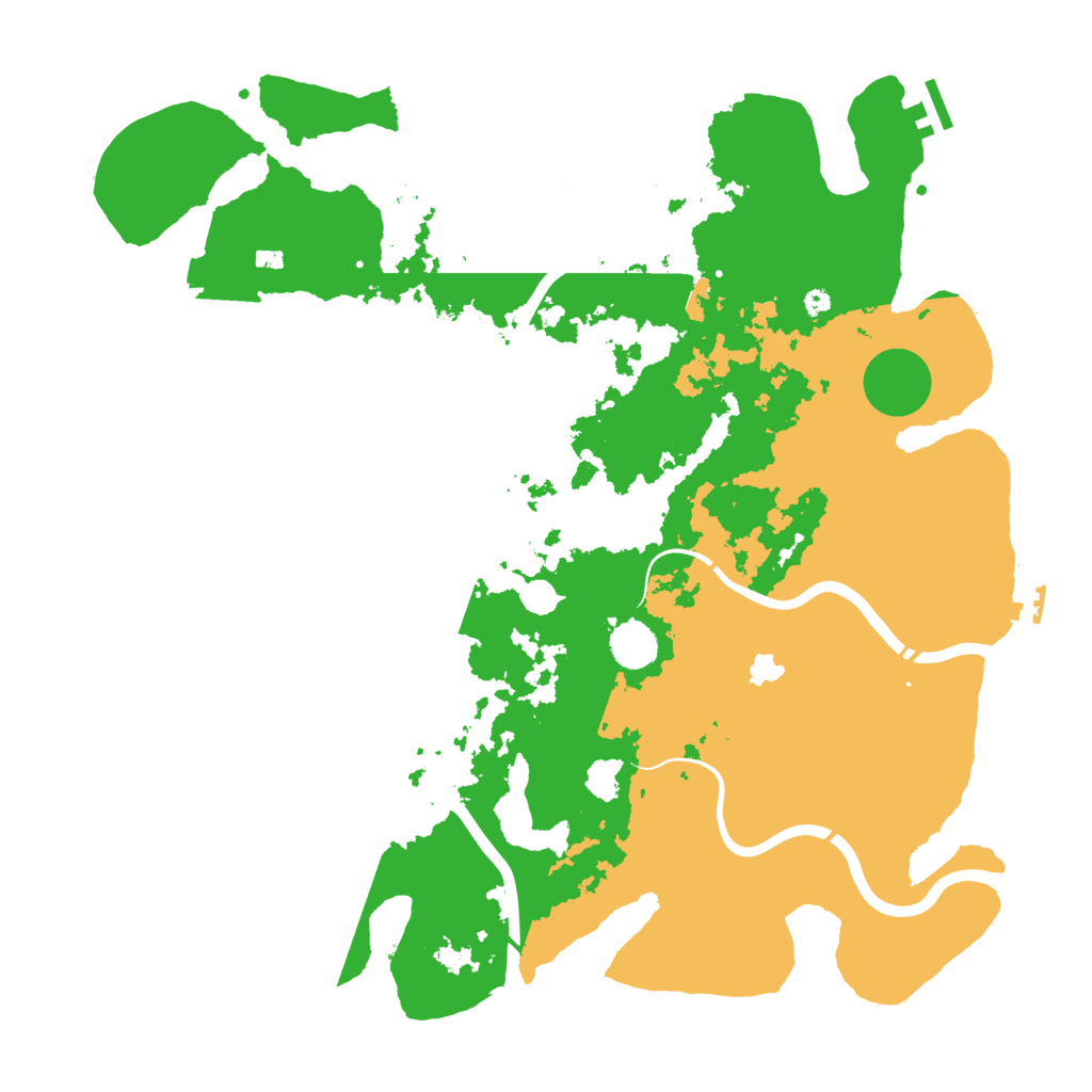 Biome Rust Map: Procedural Map, Size: 4250, Seed: 2135568820