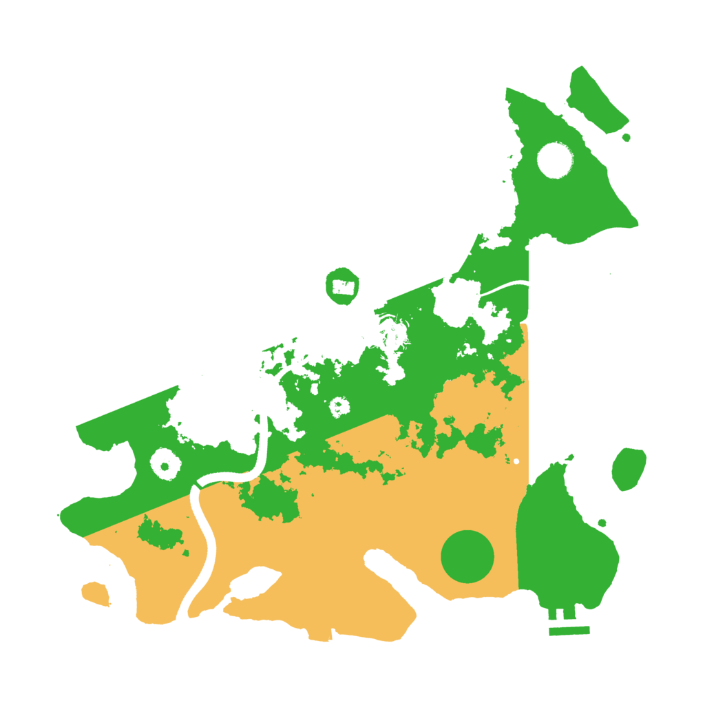 Biome Rust Map: Procedural Map, Size: 3500, Seed: 595247840