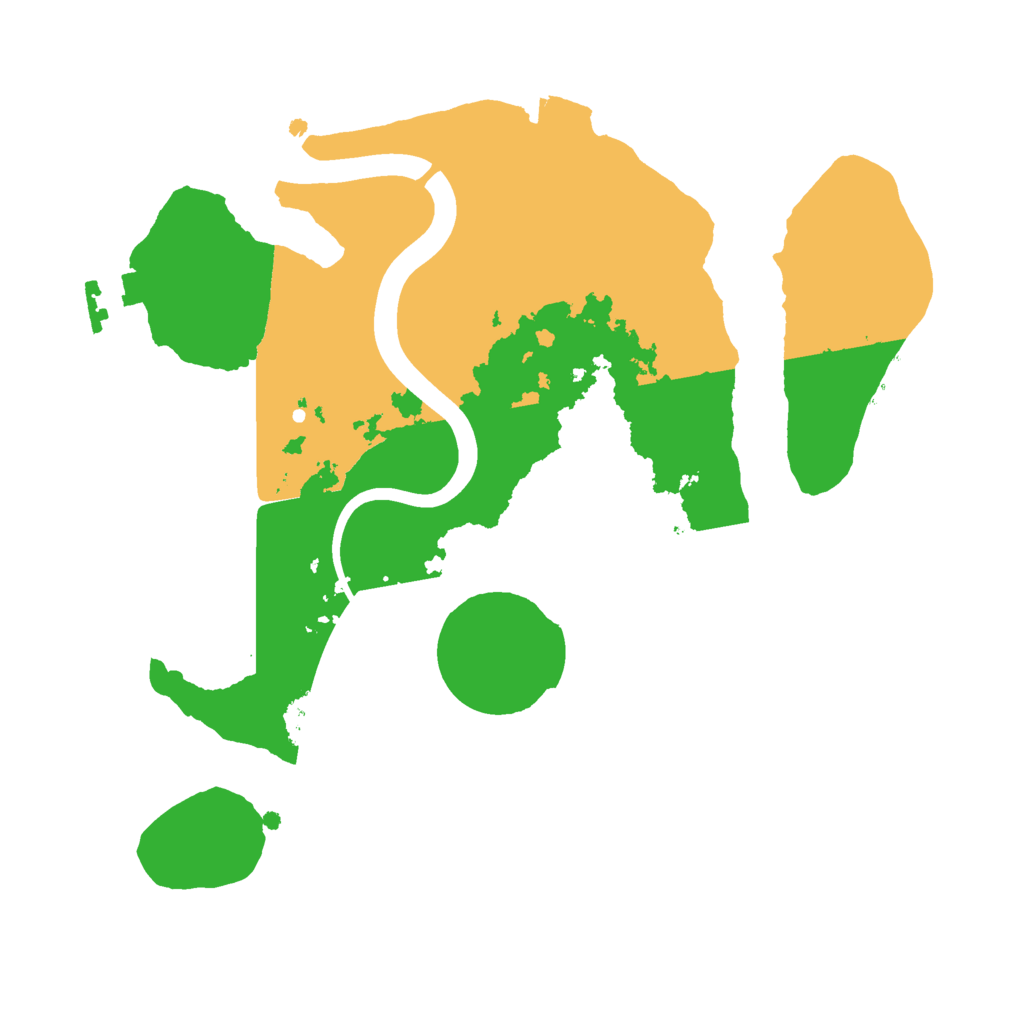 Biome Rust Map: Procedural Map, Size: 2250, Seed: 20260517