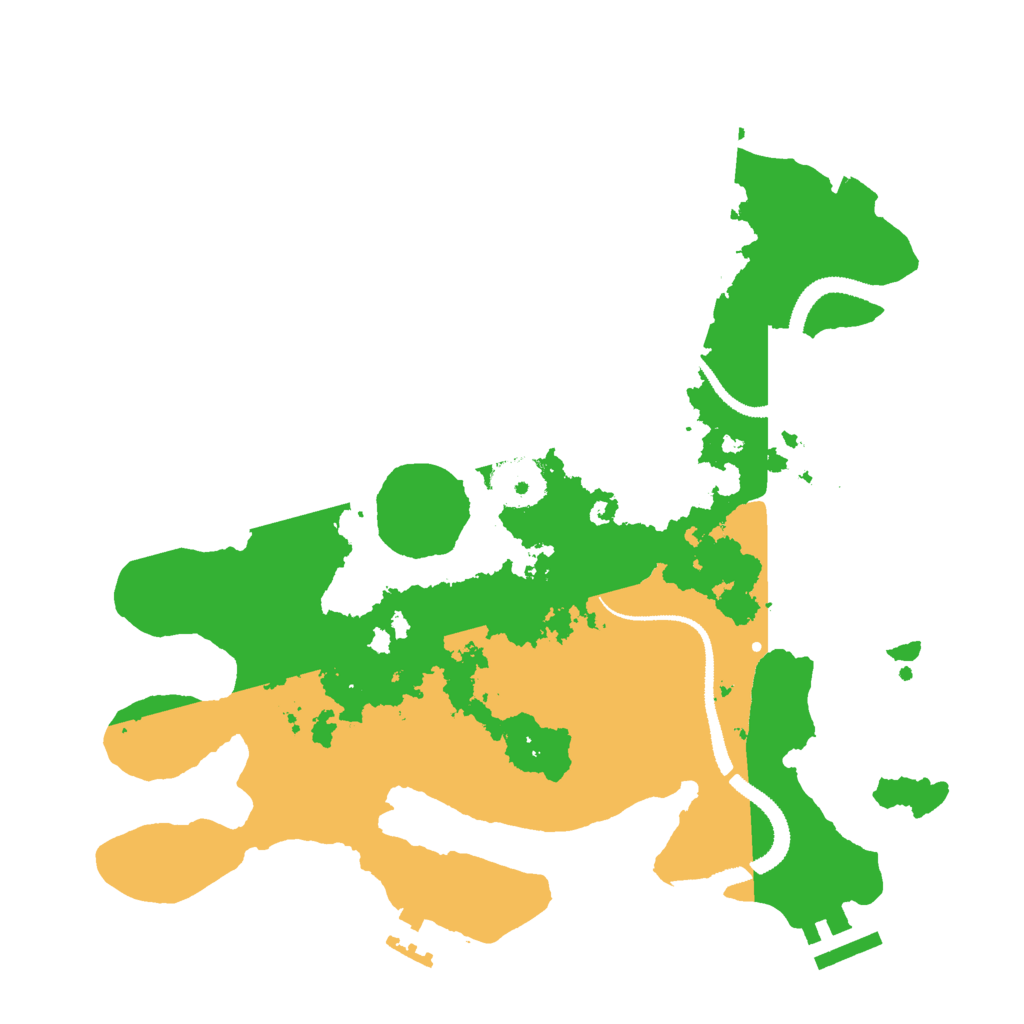 Biome Rust Map: Procedural Map, Size: 3000, Seed: 19739943