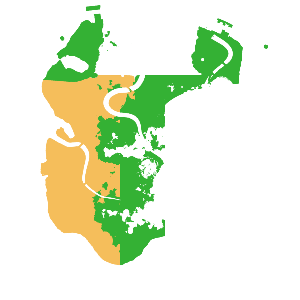 Biome Rust Map: Procedural Map, Size: 2750, Seed: 358081455