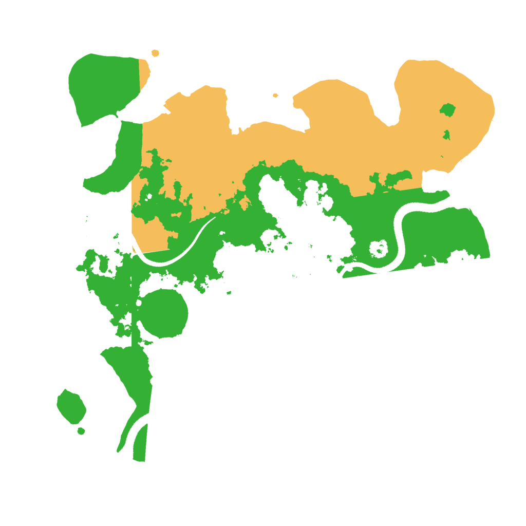 Biome Rust Map: Procedural Map, Size: 2875, Seed: 50000